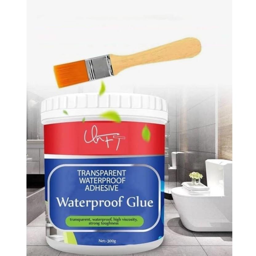 Transparent Waterproof Glue 200g Each (Pack Of 2)